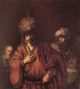 REMBRANDT Harmenszoon van Rijn The Condemnation of Haman Germany oil painting reproduction